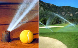 Bewaesserung - Golfplatz, Tennisplatz